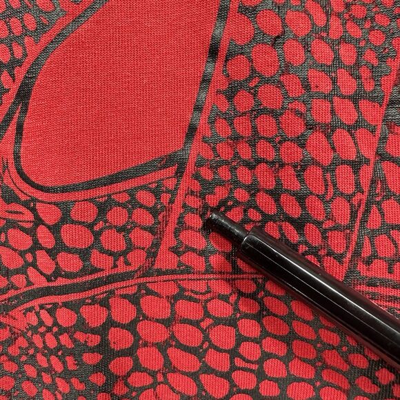 Nike Kobe Bryant Dri-fit Size Medium 24 Red Snake Skin T-shirt Some Flaws - Picture 6 of 11